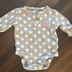 Carters quarter sleeve onesie